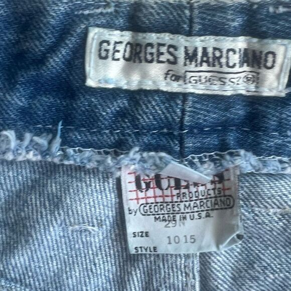 Vintage George Marciano for Guess High Rise Tapered Ankle Zipper Jeans size 29 - Picture 13 of 13